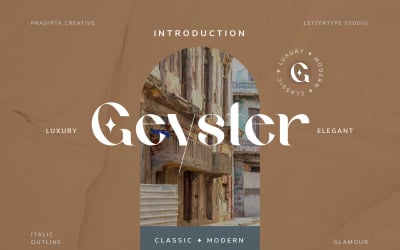 Geyster Modern/Vintage Schriftart