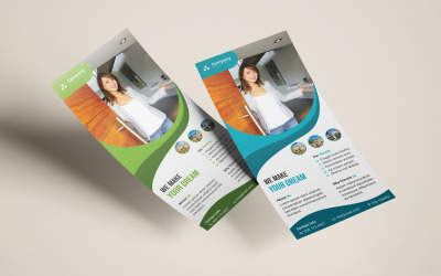 Modern Rack Card Design sablon