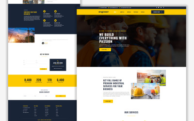 Набор шаблонов Enginner Elementor Pro