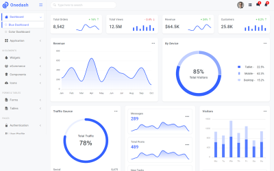 Onedash - Bootstrap 5 Admin Template