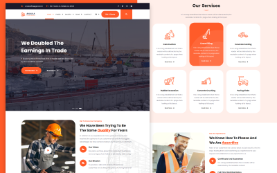 Anaula - Construction HTML Template