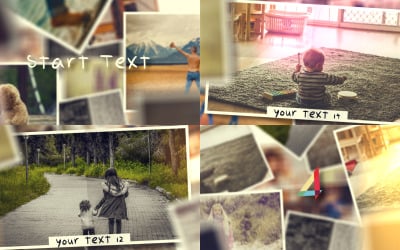 Dynamic Rotation Slideshow After Effects Templates