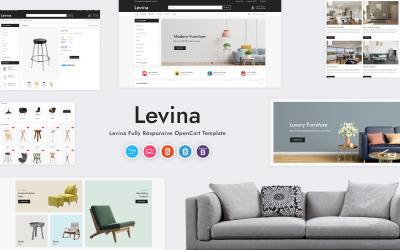 Levina - 家具店 OpenCart 模板