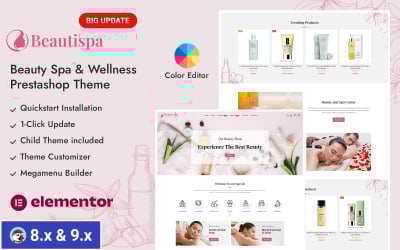 Beautispa - Health &amp;amp; Beauty Store Prestashop Responsive Theme