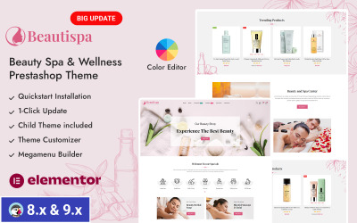Beautispa - Responzivní téma pro zdraví a krásu Prestashop