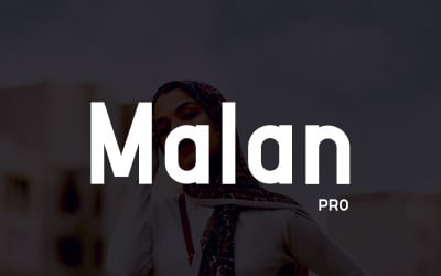 Malan.pro - 特殊的极简主义字体
