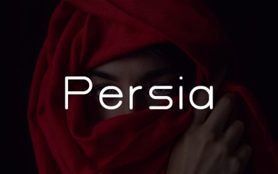 Persia — minimalistyczna stylowa czcionka