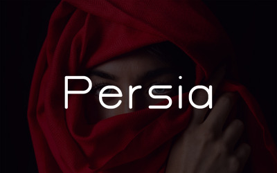 Perzsia - Minimalista stílusos betűtípus