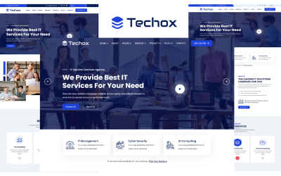 Techox - It Solution &amp;amp; Services HTML5 Template