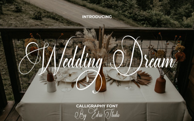 Wedding Dream kalligráfia betűtípus