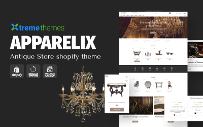 Apparelix Antique Store Theme Shopify Responsive Template