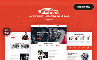 Autolavel — Адаптивная WordPress тема для автосервиса