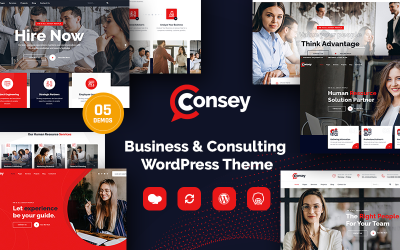 Consey – тема WordPress для бізнесу та консультацій