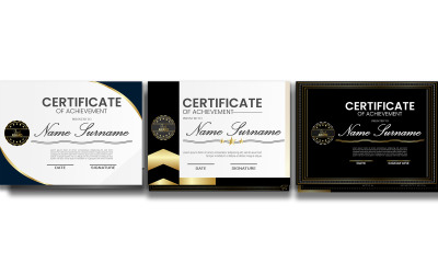 Diplom certifikat mall.