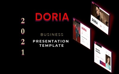 Doria - Modèle de diapositive Google de présentation d&amp;#39;entreprise