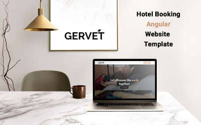 Gervet - Кутовий шаблон бронювання готелів