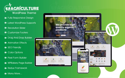 Téma WordPress zemědělství a zemědělství