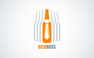 Bierfles Boss Conceptontwerp