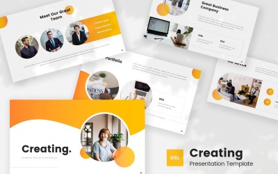Creating — Company Profile Google Slides Template