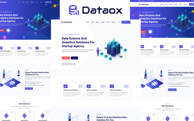 Dataox - Modello HTML5 di Data Science &amp;amp; Analytics