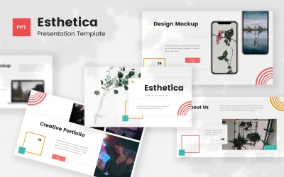 Esthetica — Estetisk Powerpoint-mall