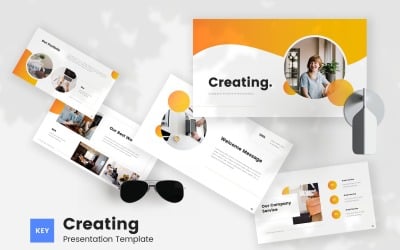 Létrehozása — Vállalati profil Keynote sablon