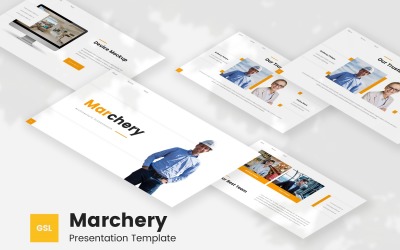 Marchery - Architectuur Google Slides-sjabloon