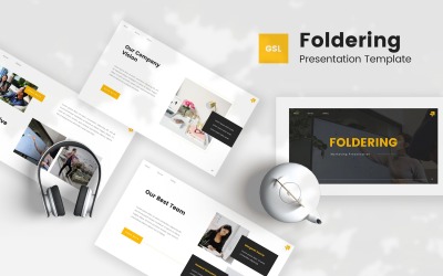 Ordner – Marketing-Google-Präsentationsvorlage