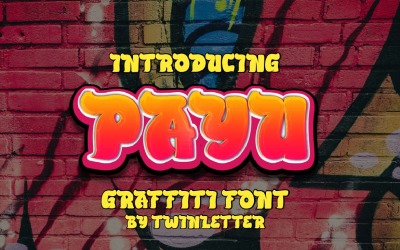 Payu - Lettertype in graffiti-stijl weergeven