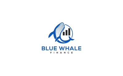 Diseño de logotipo moderno Blue Whale Capital