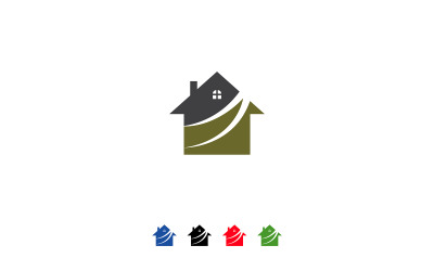 Finanční Home Logo Design Vector nebo House Logo Design obchodní šablona