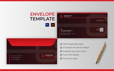 G Corporate Envelope Template