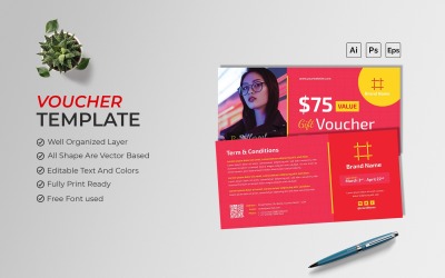 Gridness Gift Voucher Print Template