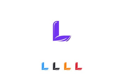 L Lettera Logo Design Vector Template