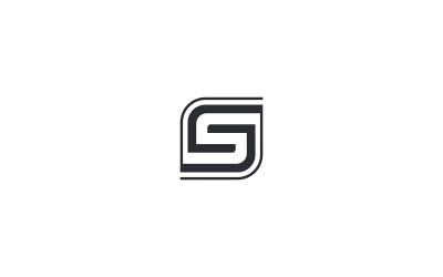 Lettera S Logo Design Vector o CS Letter Logo Design Business Template