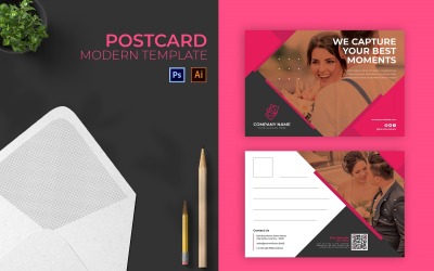 Photographers Post Card Print Template