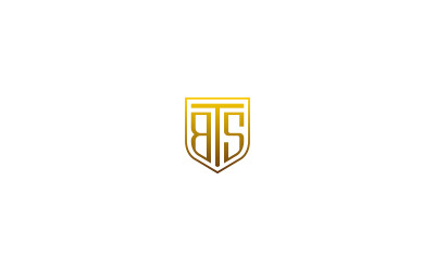 TBS oder BTS Brief Logo Design Vector Template