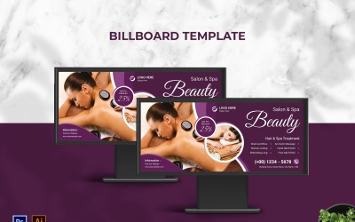 Feminine Beauty Spa Billboard Landscape