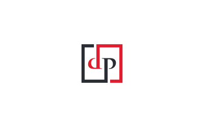 Modèle d&amp;#39;entreprise de logo DP ou création de logo de lettre PD
