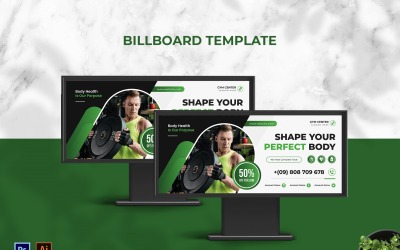 Perfect Gym Center Billboard Landscape
