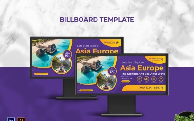 Travel Explorer Billboard Landscape
