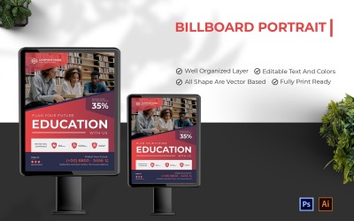Education Insurance Services Billboard Portrait