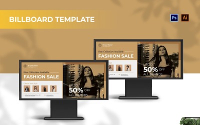 Fashion Sale Billboard Landscape