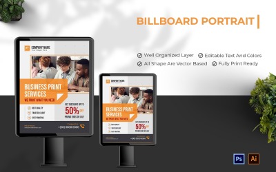 PT Print Services Billboard Portrait