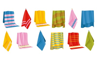 Towel Bath Set 210370513 Vector Illustration Concept