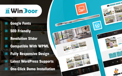 Windoor — motyw WordPress do instalacji okien i drzwi z generatorem treści AI