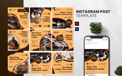 Bakery Shop Instagram Post