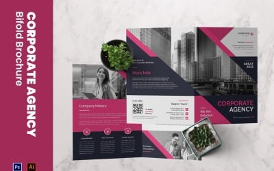 Corporate Agency Bifold Flyer