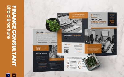 Finance Consultant Bifold Brochure