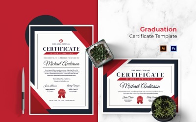 Certificado de Graduação Elegante